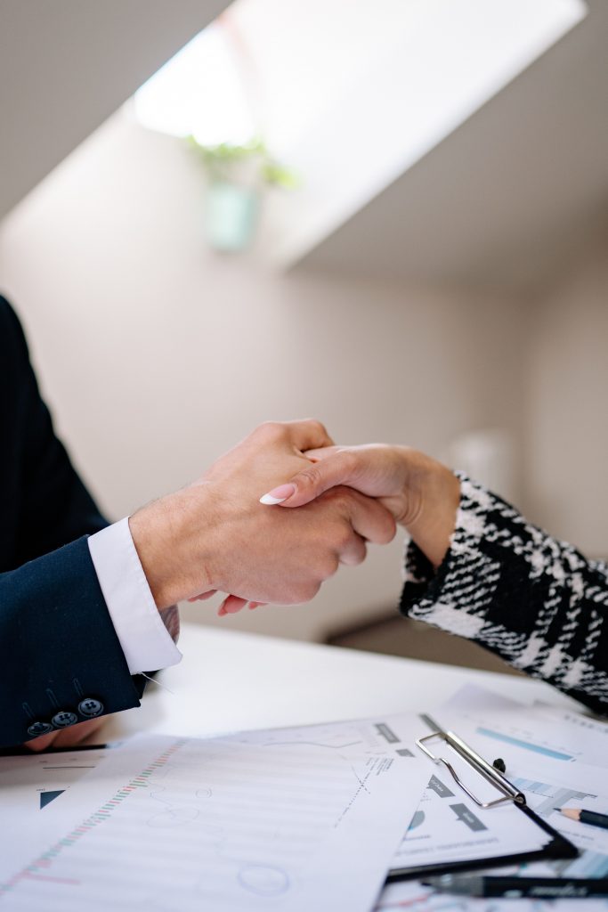 Close up of a Handshake